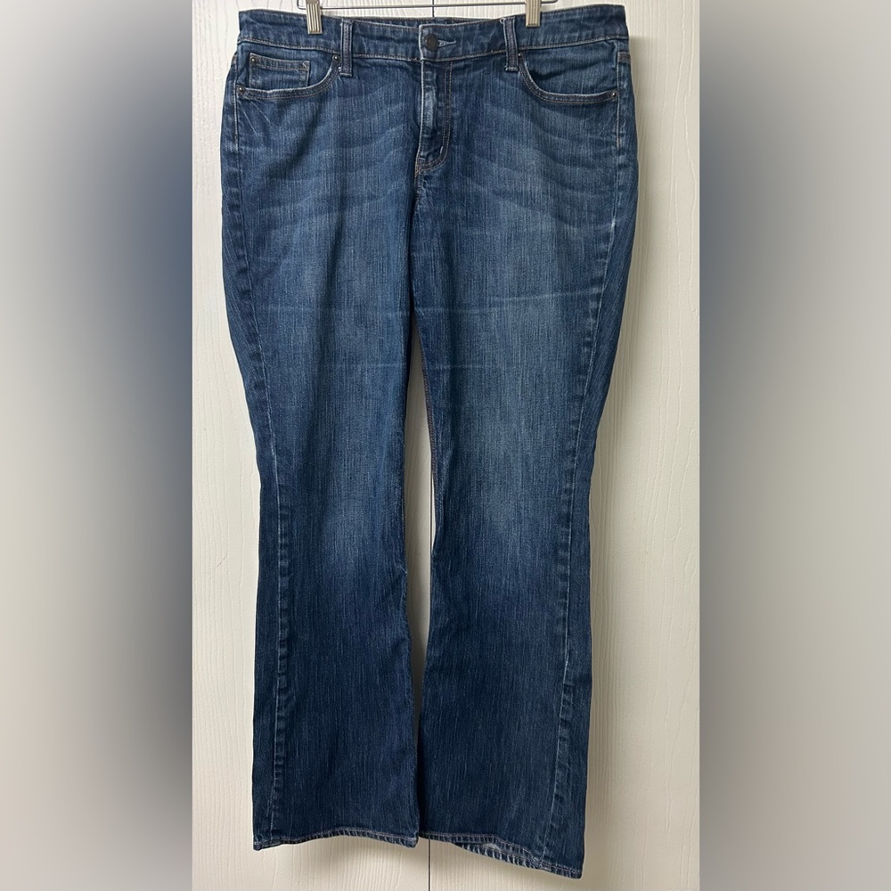 New York & Company Blue Flare Jeans